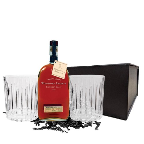 Woodford Reserve Bourbon And Nouveau Tumblers Gift Set